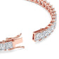 10 ct. tw. Princess Cut Diamond Tennis Bracelet
