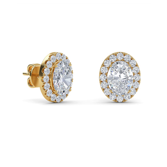 Divine Oval Studs