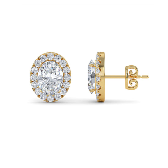 Divine Oval Studs