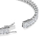 10 ct. tw. Bracelet tennis diamant taille princesse