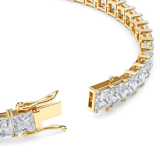 10 ct. tw. Princess Cut Diamond Tennis Bracelet
