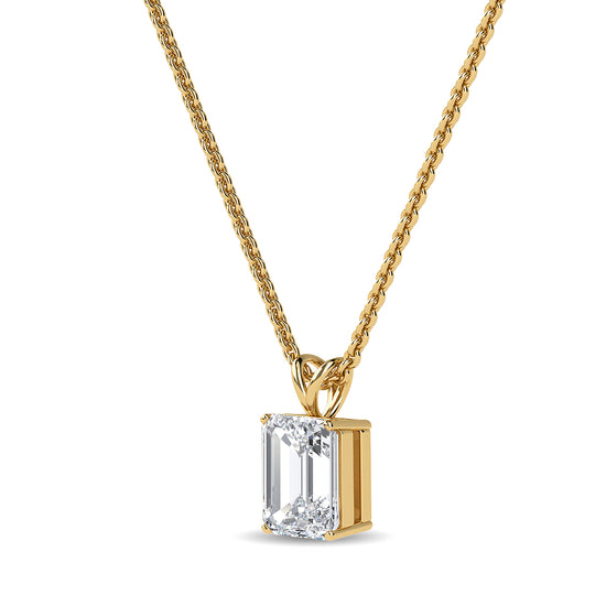 Nora Emerald Diamond Pendant