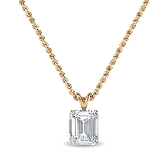 Nora Emerald Diamond Pendant
