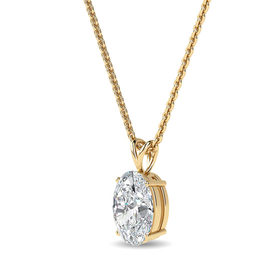 Clara Oval Diamond Pendant