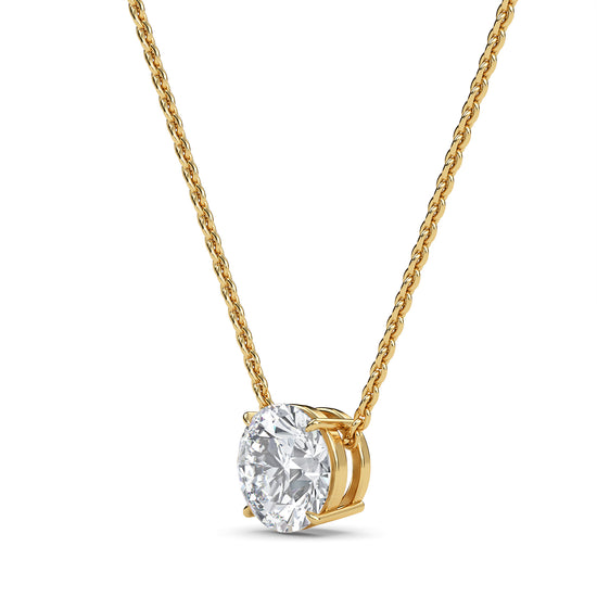 Pendentif diamant rond Ivy