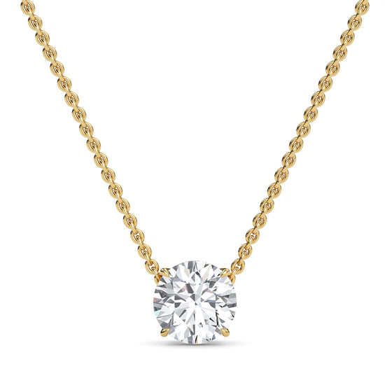 Pendentif diamant rond Ivy