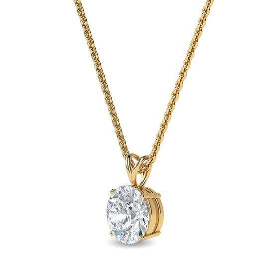 Pendentif diamant rond Elora